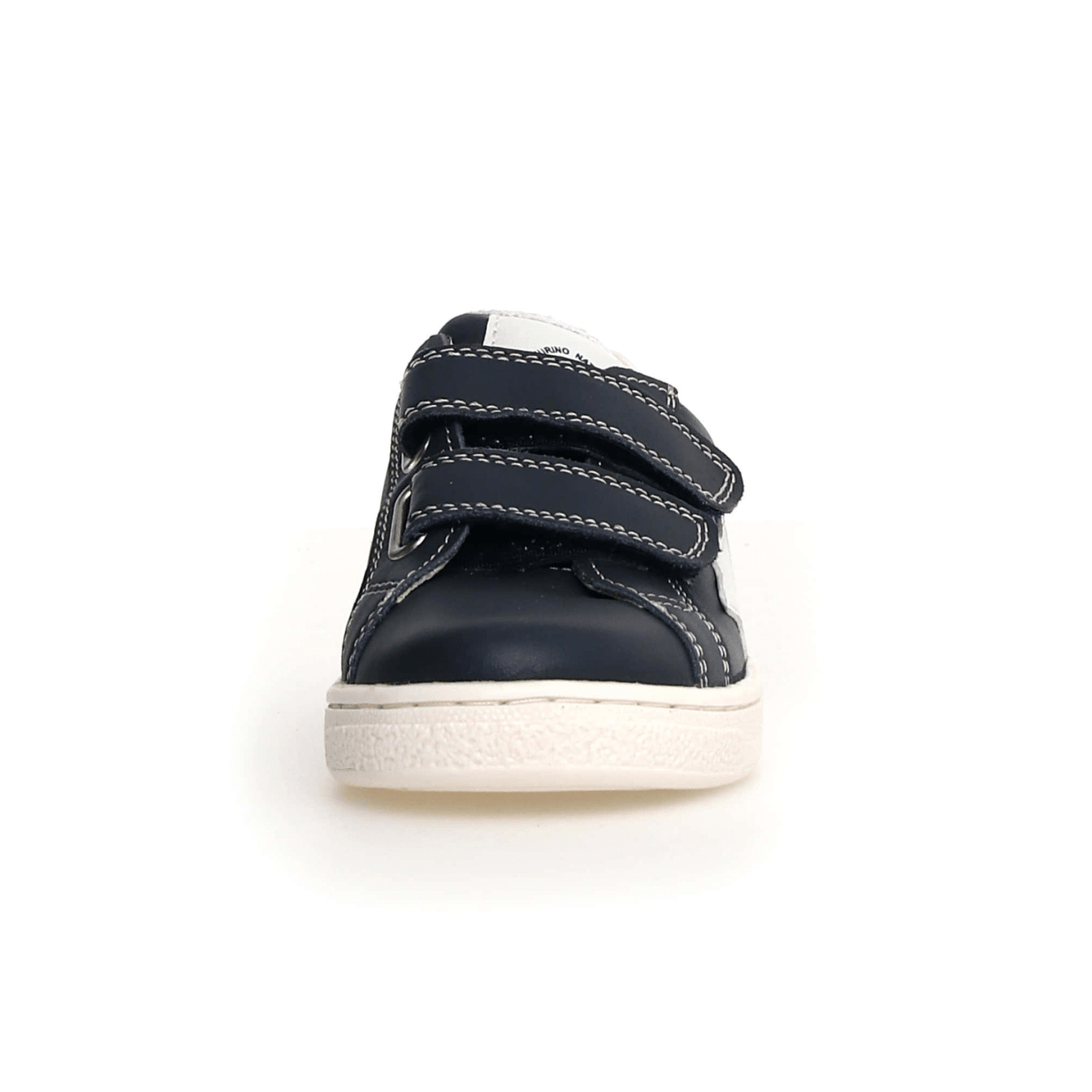 Naturino Boys (Sizes 28-32) Pinn VL White Star/Navy Leather