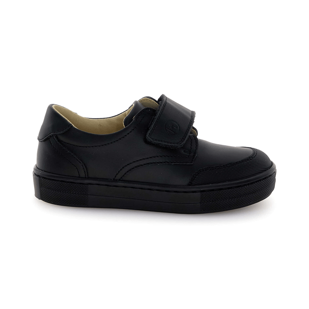 Naturino Boys (Sizes 28-32) Ribbon Black Leather