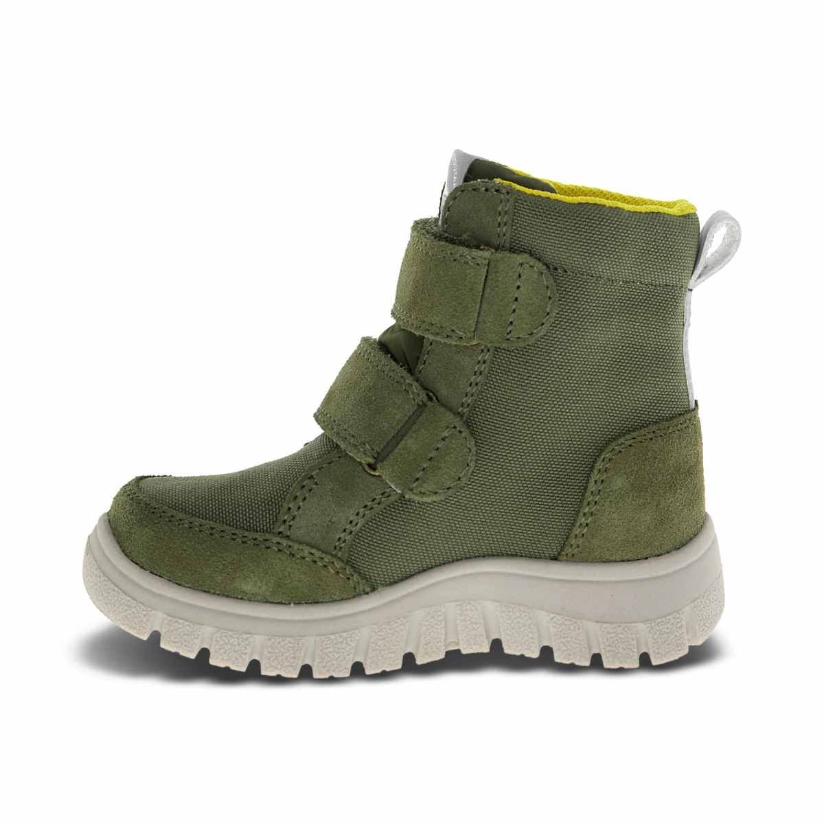 Naturino Boys (Sizes 28-35) Geminae 3 VL Military Green/Yellow Waterproof