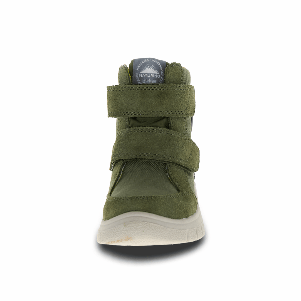 Naturino Boys (Sizes 28-35) Geminae 3 VL Military Green/Yellow Waterproof