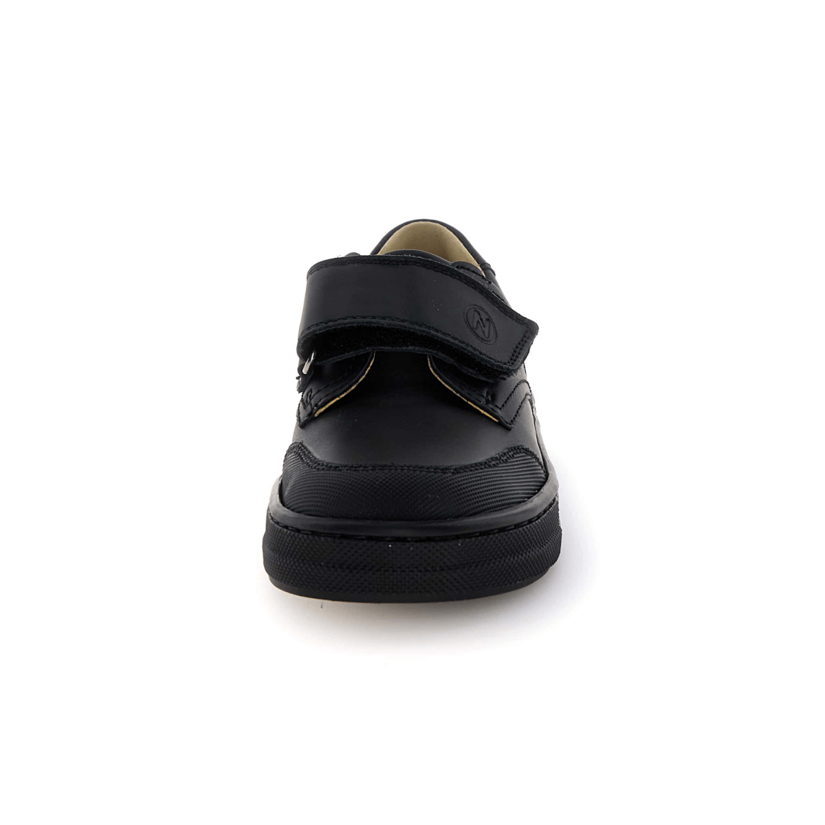 Naturino Boys (Sizes 33-35) Ribbon Black Leather