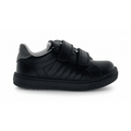 Naturino Boys (Sizes 33-38) Nume VL 02 Black Leather/Black Suede