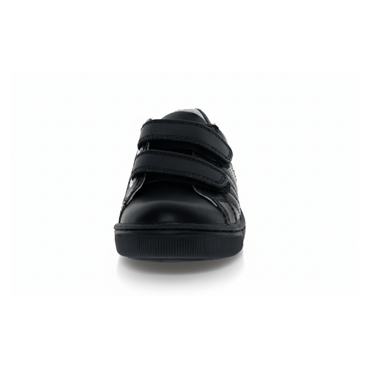 Naturino Boys (Sizes 33-38) Nume VL 02 Black Leather/Black Suede