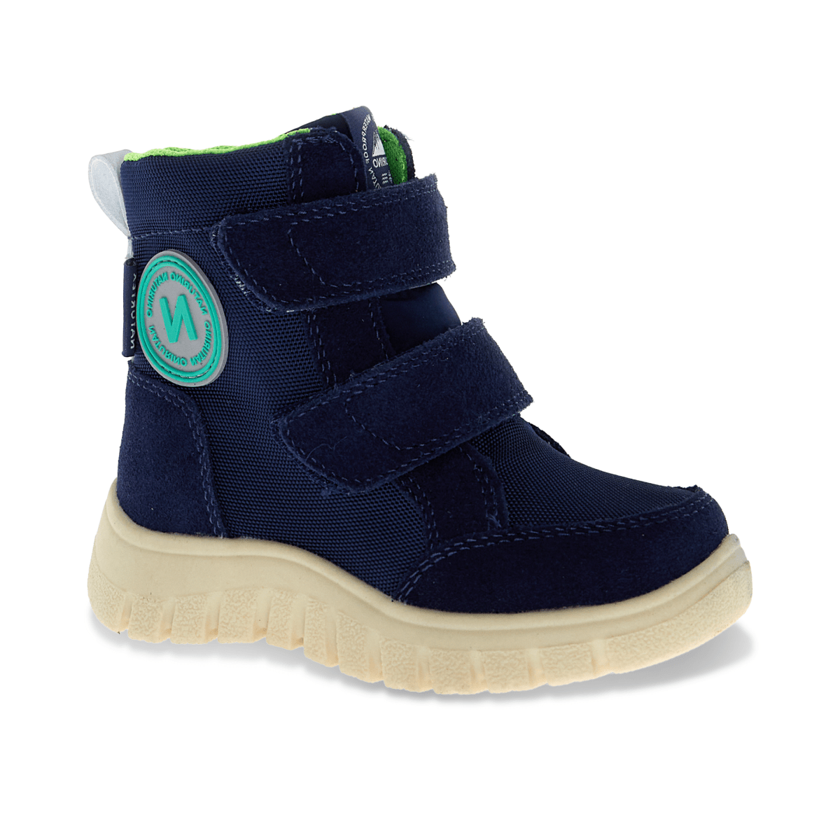 Naturino Boys (Sizes 35-37) Geminae 3 VL Navy Waterproof
