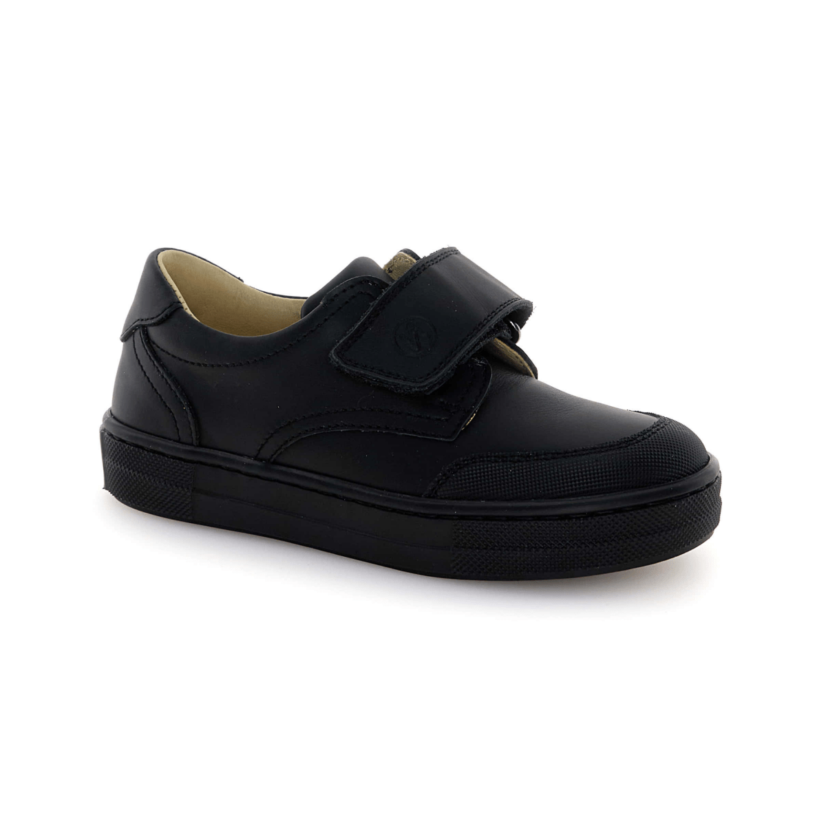 Naturino Boys (Sizes 36-40) Ribbon Black Leather