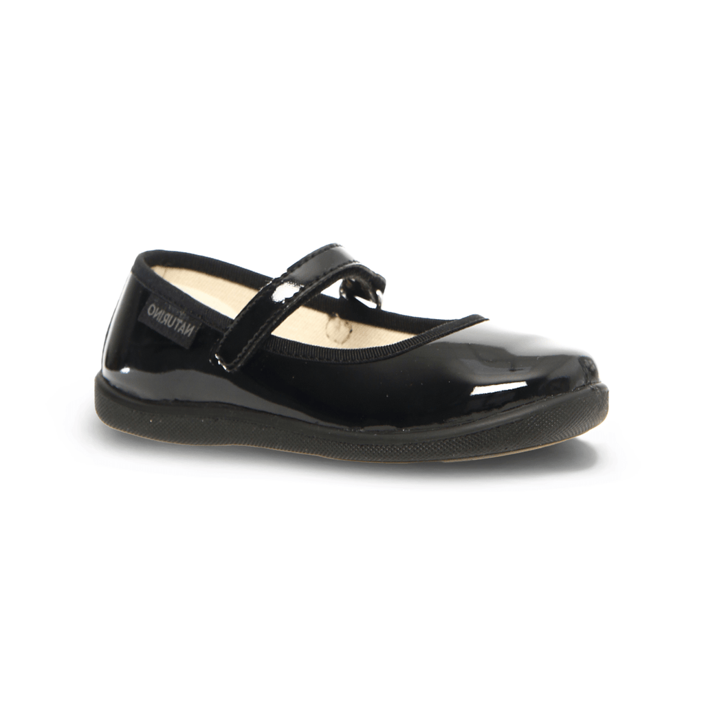 Naturino Girls (Sizes 25-29) Pavia 2 Black Patent Leather