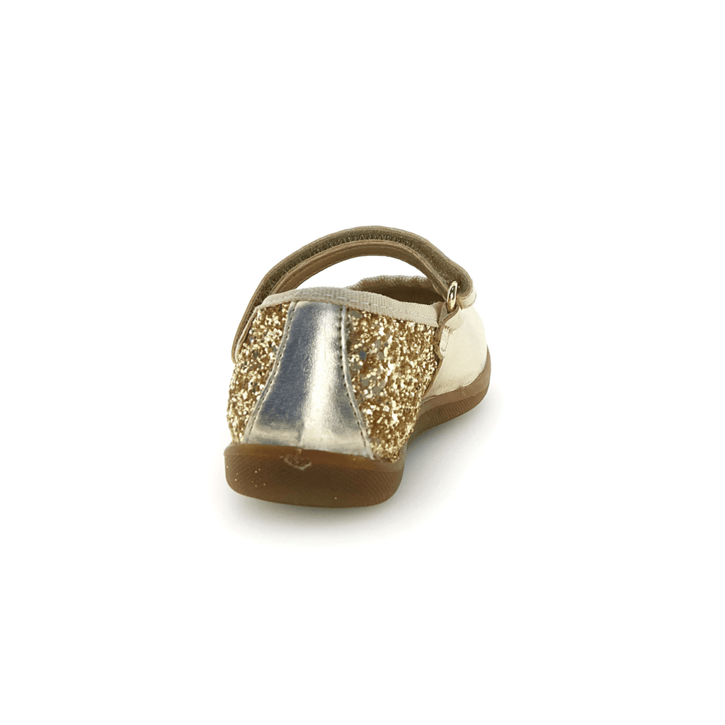 Naturino Girls (Sizes 26-29) Frollik Platinum Patent/Gold Glitter/Gum