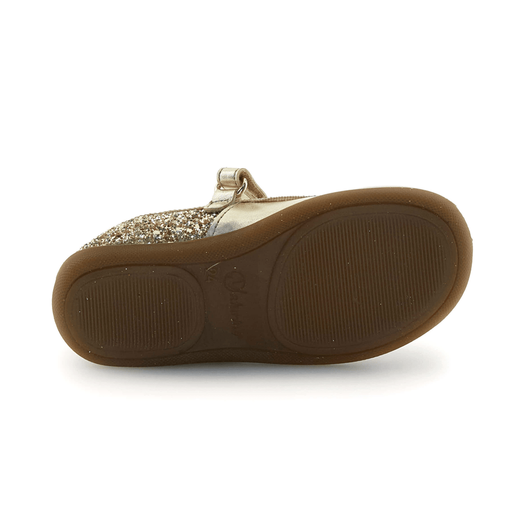 Naturino Girls (Sizes 26-29) Frollik Platinum Patent/Gold Glitter/Gum