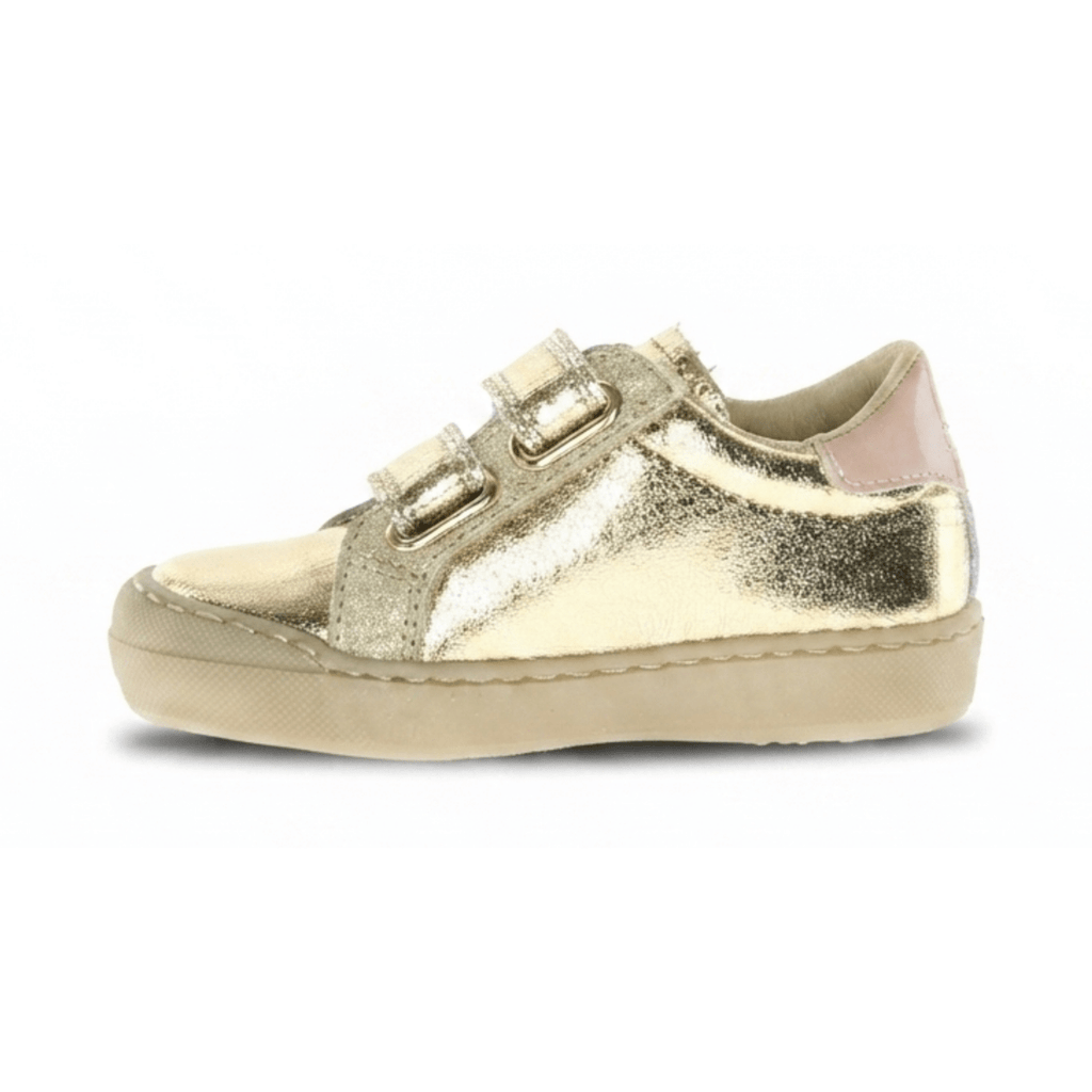 Naturino Girls (Sizes 27-31) Singery VL Metallic Gold/Pink Glitter Star