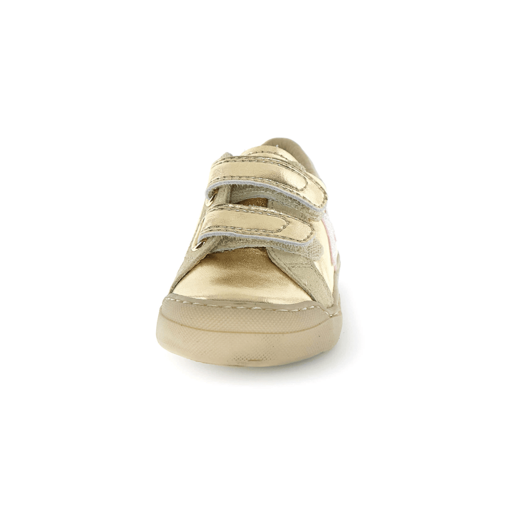 Naturino Girls (Sizes 27-31) Singery VL Metallic Gold/Pink Glitter Star