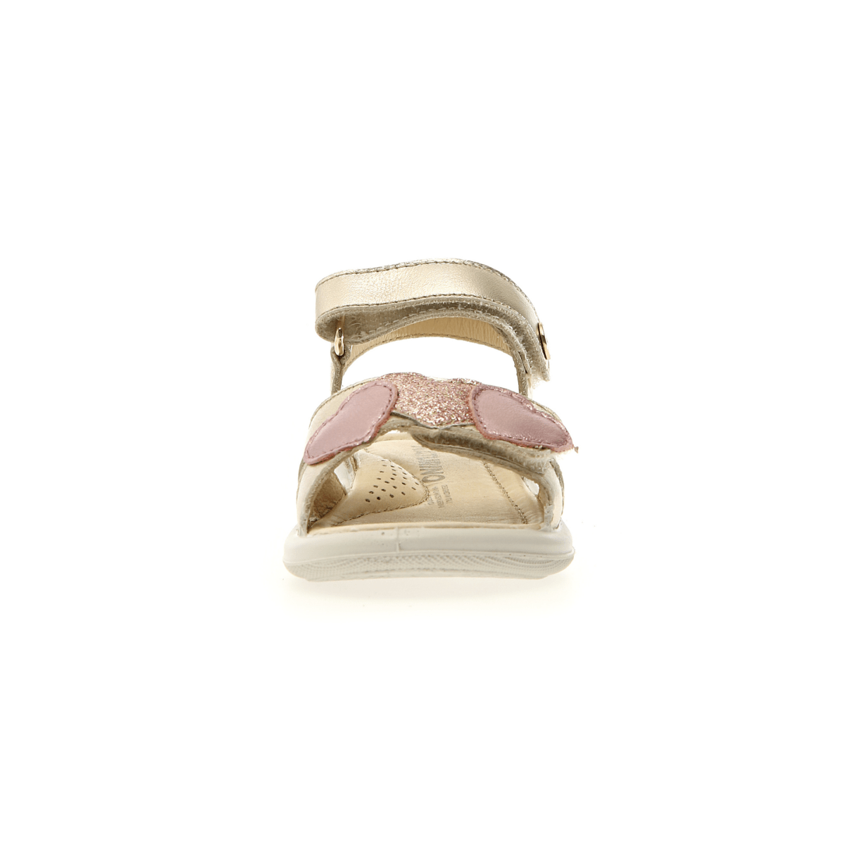 Naturino Girls (Sizes 27-32) Nives Gold/Pink Heart