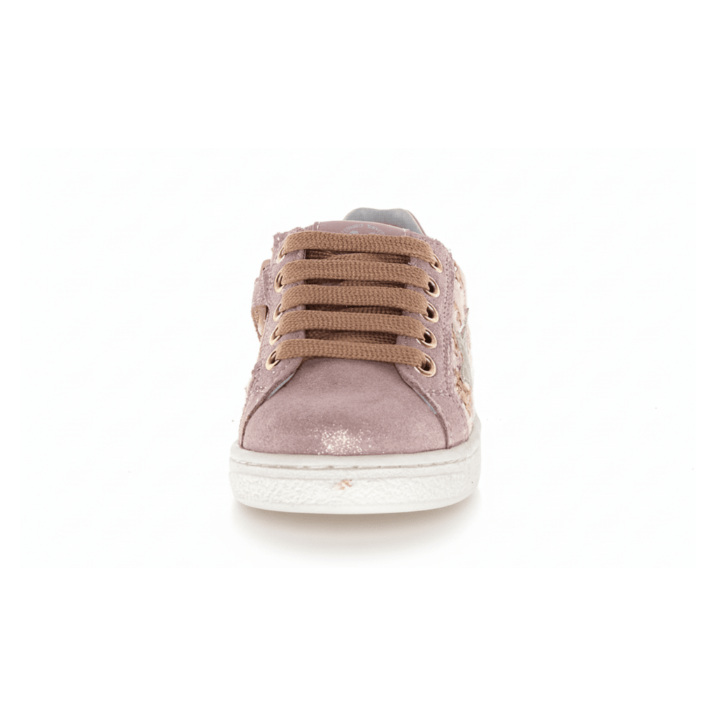 Naturino Girls (Sizes 27-32) Pinn Zip Pink Tweed