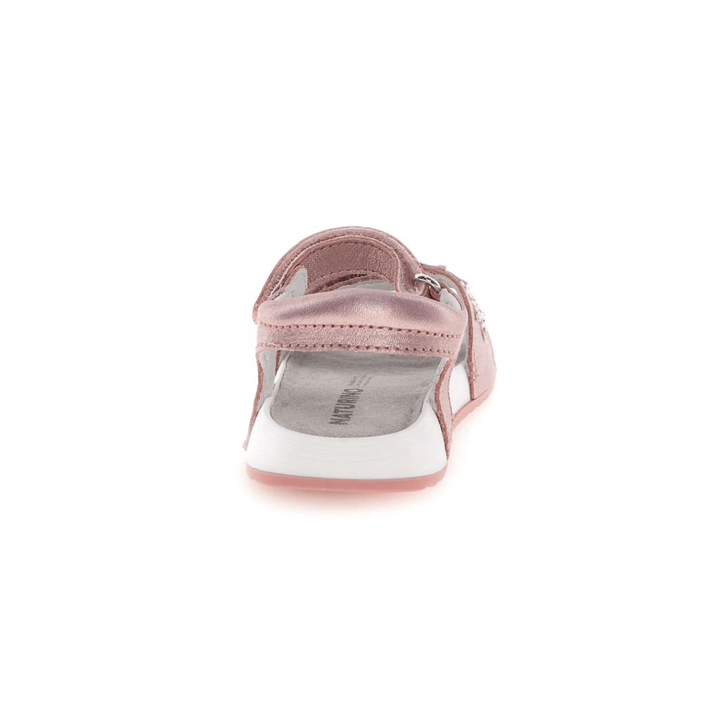 Naturino Girls (Sizes 27-34) Dendix Rose Gold Metallic/Glitter Stars