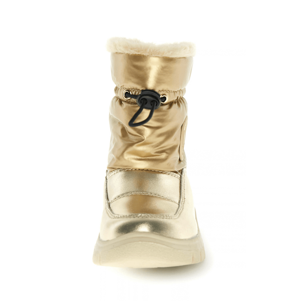 Naturino Girls (Sizes 27-35) Varna Platinum Gold Waterproof
