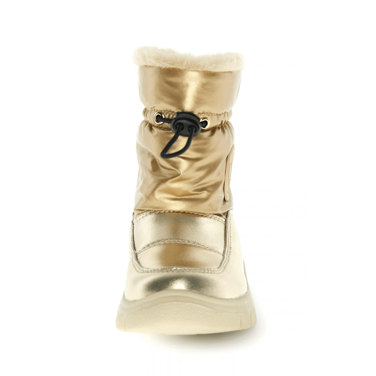 Naturino Girls (Sizes 27-35) Varna Platinum Gold Waterproof