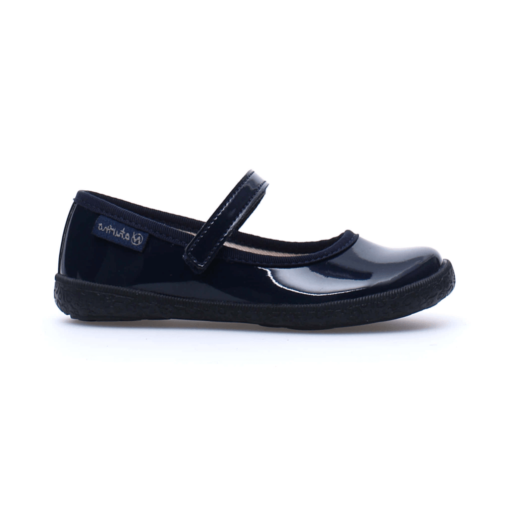 Naturino Girls (Sizes 30-32) Pavia Navy Patent Mary Jane
