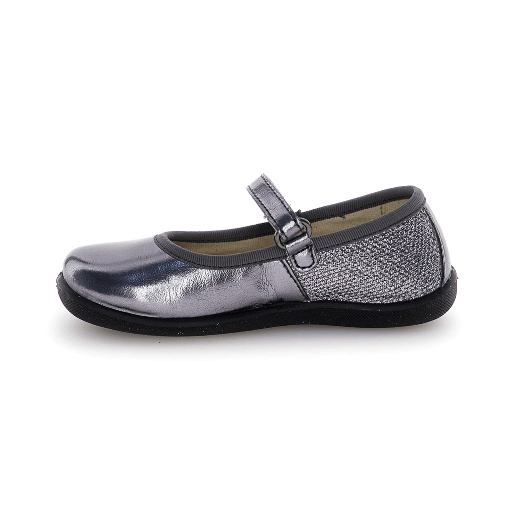 Naturino Girls (Sizes 30-34) Frollik Acciaio Patent/Sparkle
