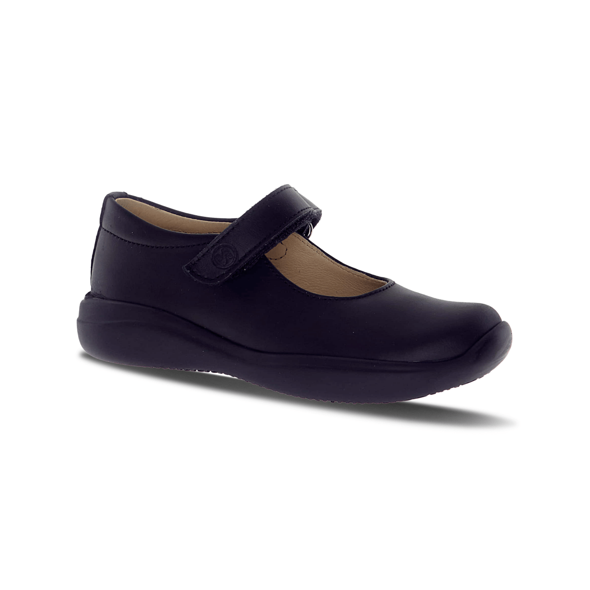 Naturino Girls (Sizes 33-35) Catania Black Calf Leather