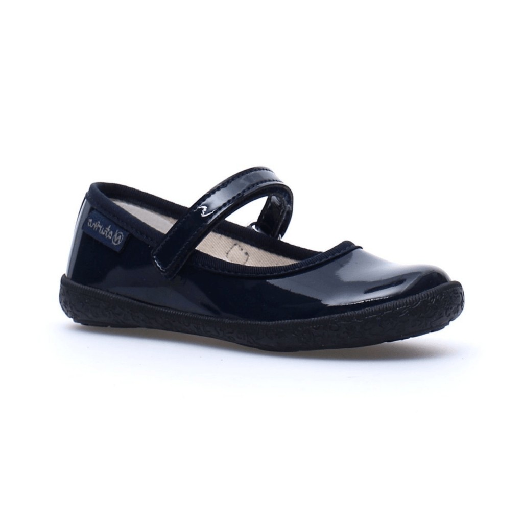 Naturino Girls (Sizes 33-35) Pavia Navy Patent Mary Jane