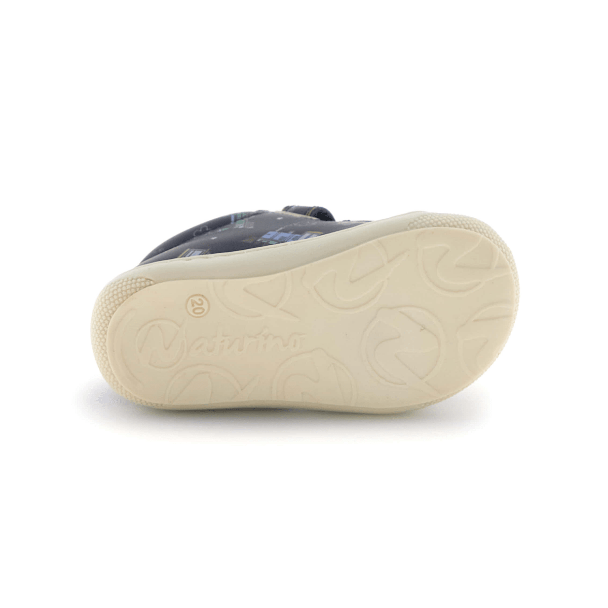 Naturino Toddlers Cocoon VL Navy Train Print Velcro