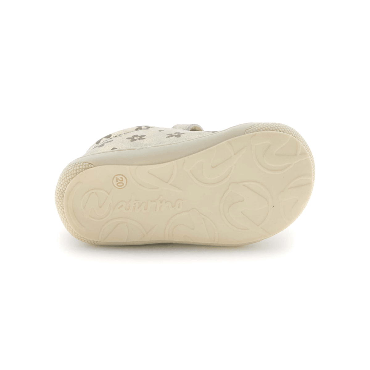 Naturino Toddlers Cocoon VL Platinum/Gold Flower Velcro