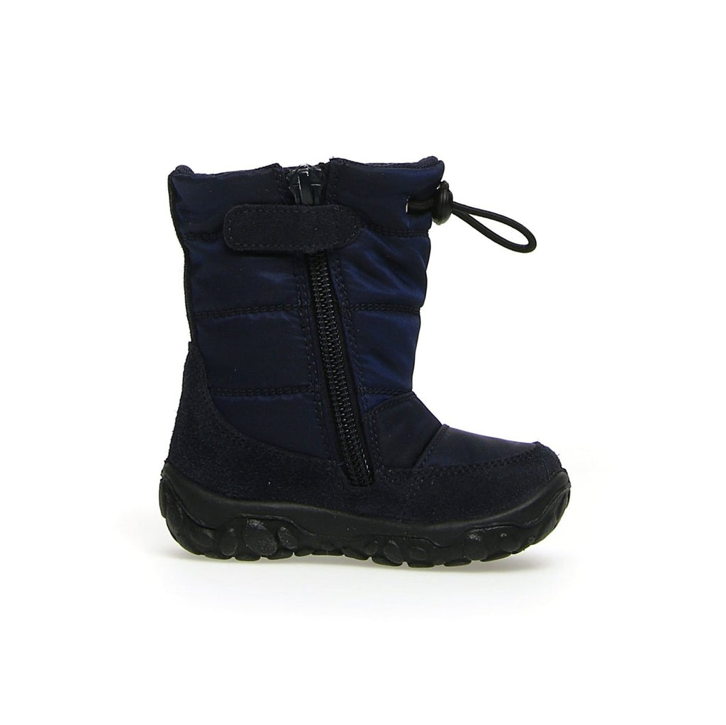 Naturino Toddlers (Sizes 20-26) Poznurr Navy Fabric Waterproof Boot