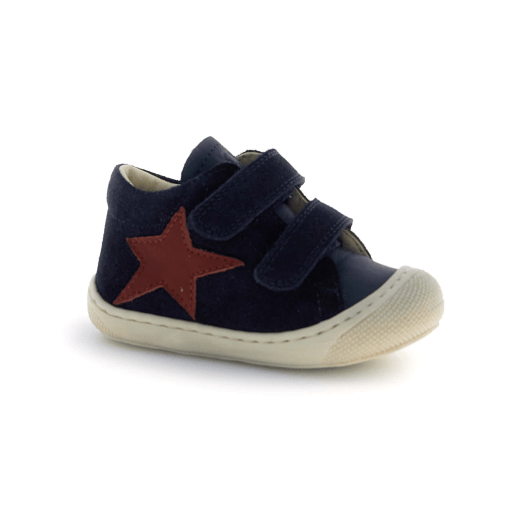 Naturino Toddlers (Sizes 18-24) Kolde VL Navy Suede/Red Star