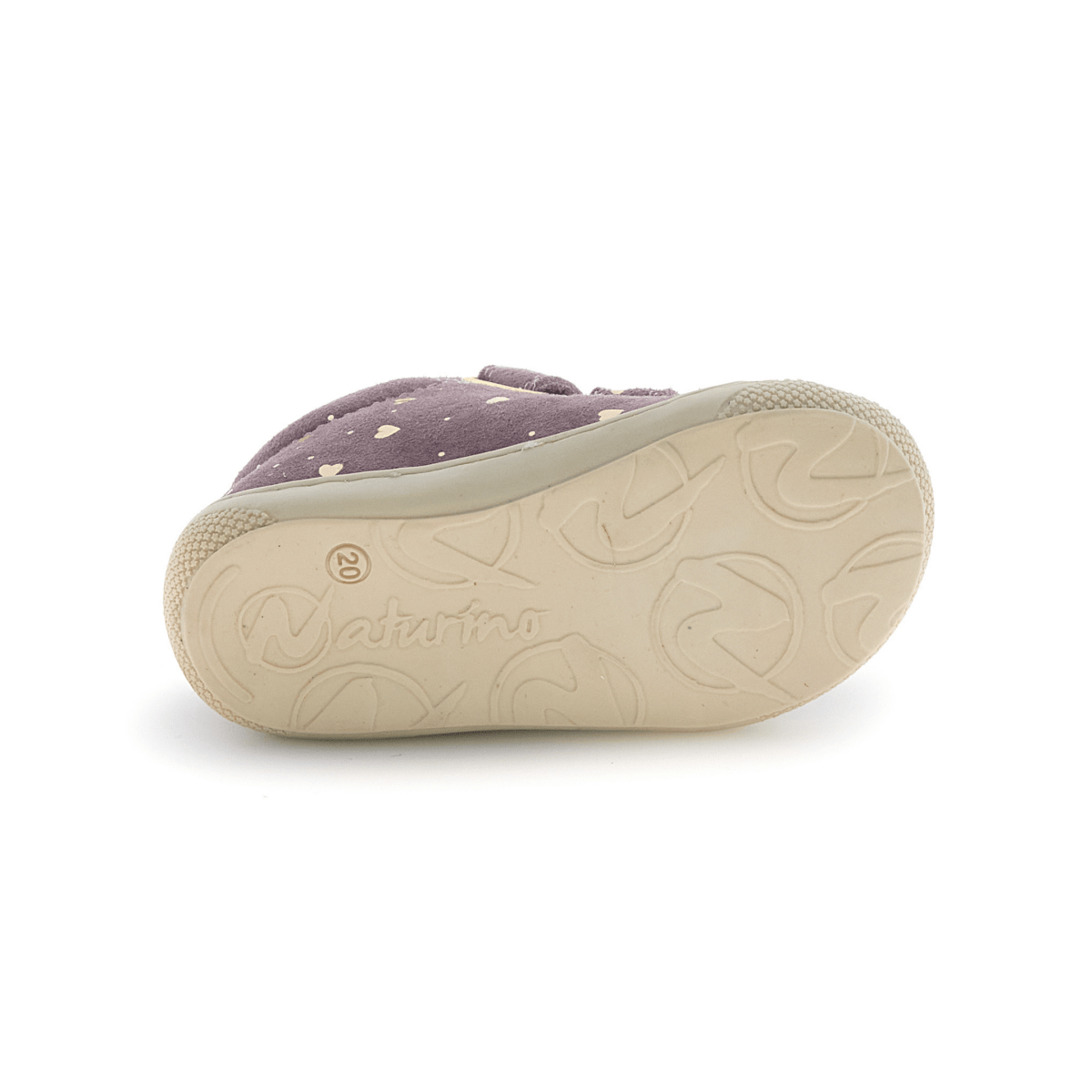 Naturino Toddlers (Sizes 19-22) Cocoon VL Gold Hearts/Magnolia Suede