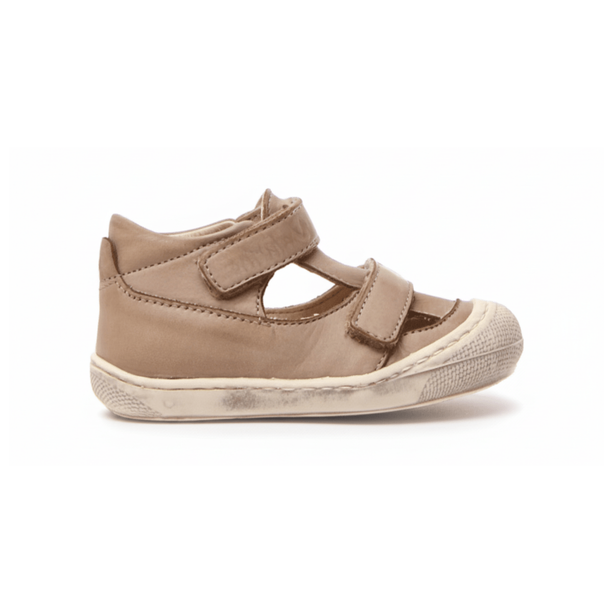 Naturino Toddlers (Sizes 19-22) Puffy Taupe Leather