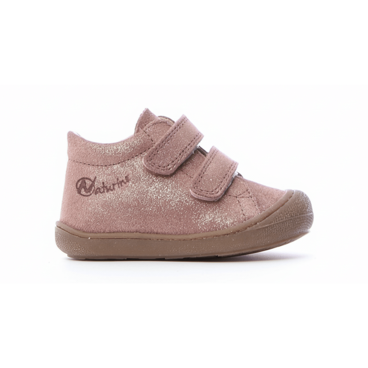 Naturino Toddlers (Sizes 19-23) Cocoon VL Glitter Rose Shimmer Velcro