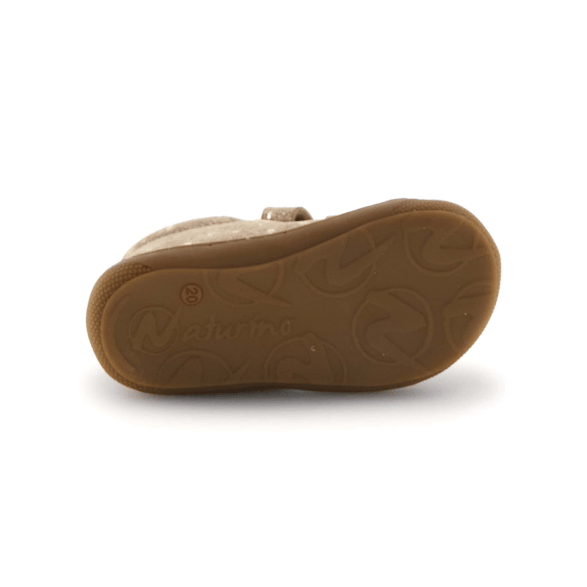Naturino Toddlers (Sizes 19-23) Cocoon VL Gold Embossed Suede