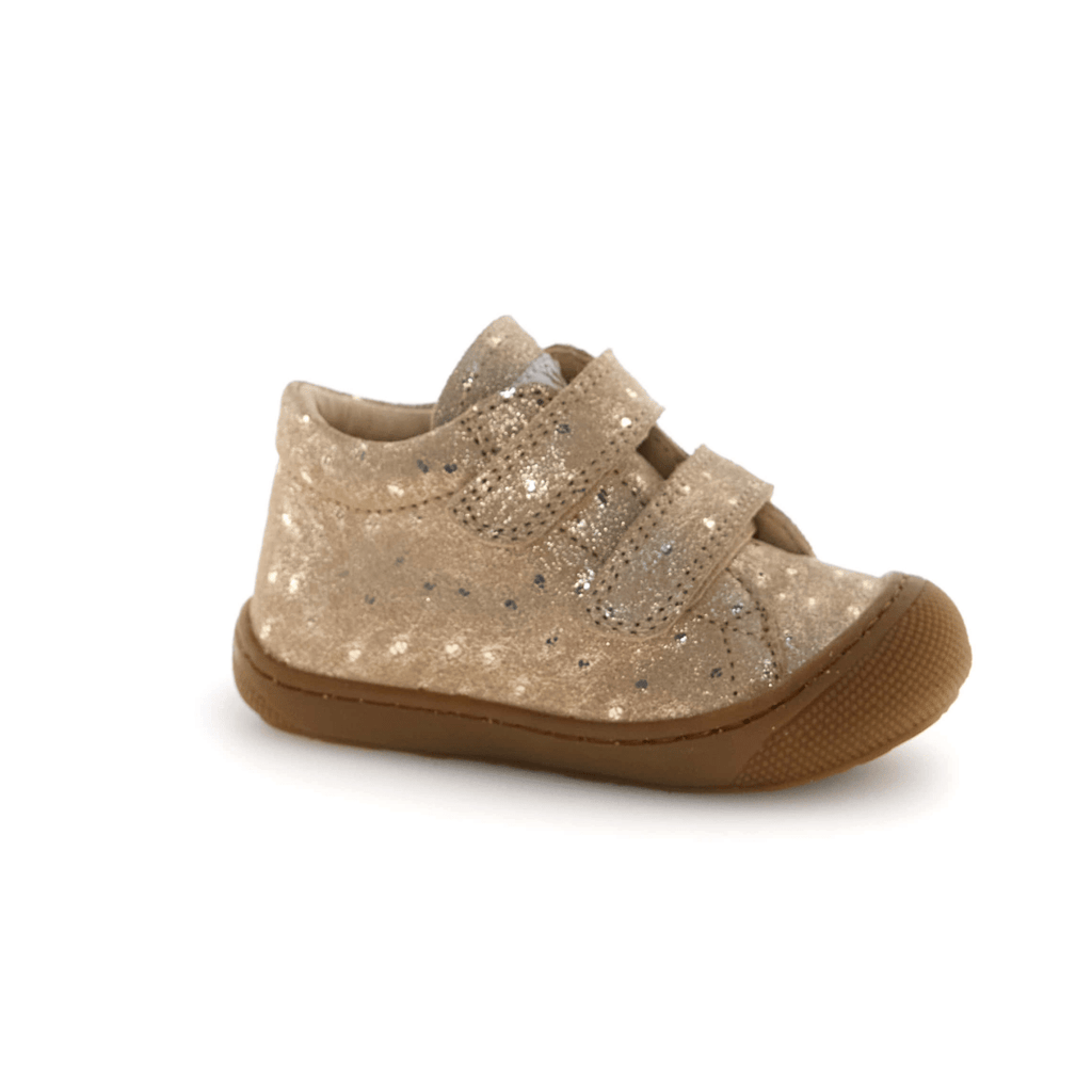 Naturino Toddlers (Sizes 19-23) Cocoon VL Gold Embossed Suede