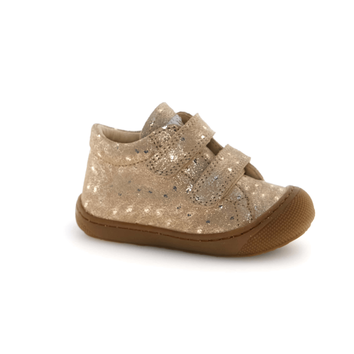 Naturino Toddlers (Sizes 19-23) Cocoon VL Gold Embossed Suede