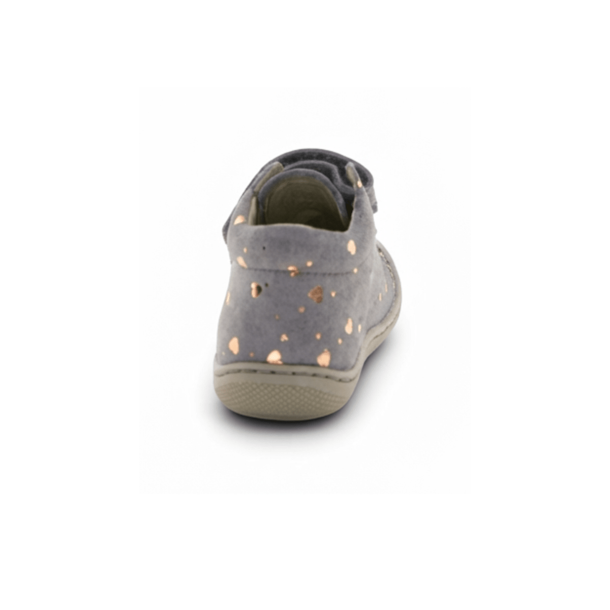 Naturino Toddlers (Sizes 19-23) Cocoon VL Grey/Gold Love Suede