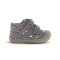 Naturino Toddlers (Sizes 19-23) Cocoon VL Grey/Gold Love Suede
