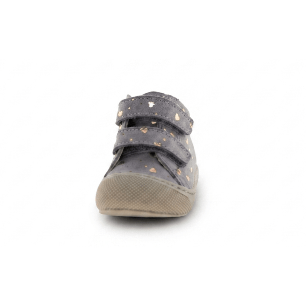 Naturino Toddlers (Sizes 19-23) Cocoon VL Grey/Gold Love Suede