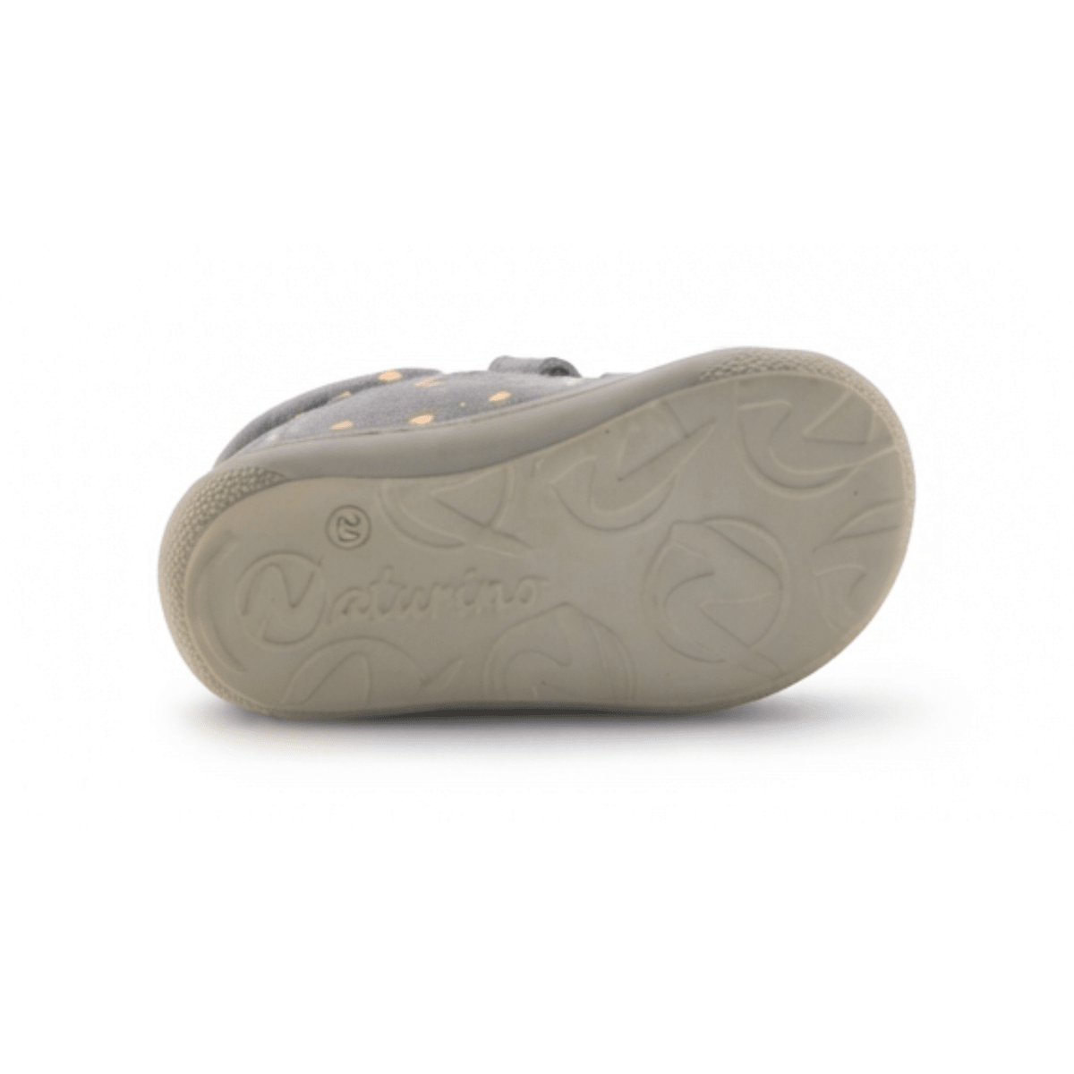 Naturino Toddlers (Sizes 19-23) Cocoon VL Grey/Gold Love Suede