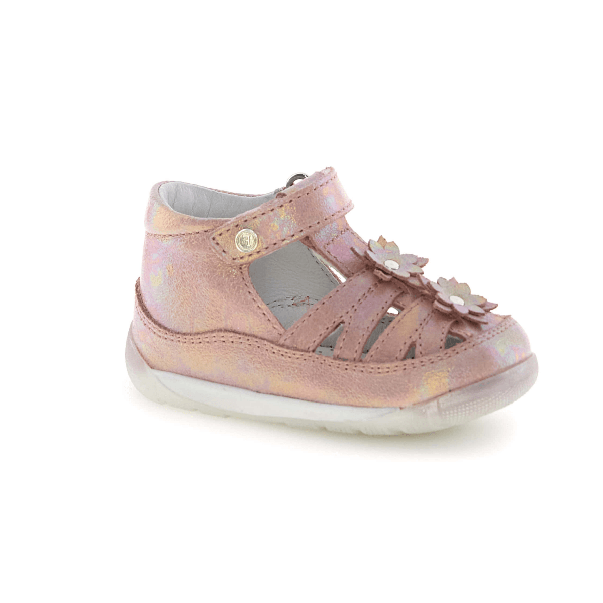 Naturino Toddlers (Sizes 19-23) Fersie Iridescent Pink Flower Fisherman