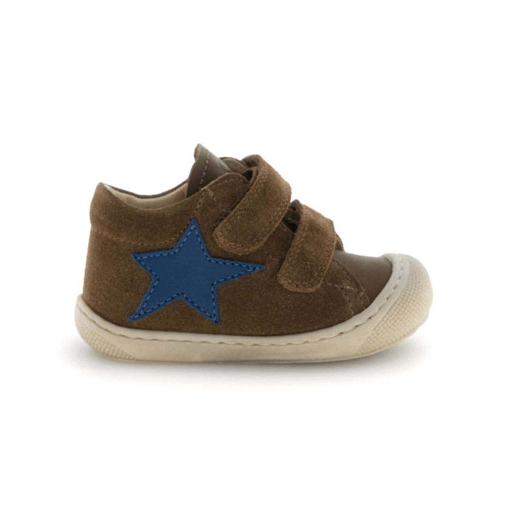 Naturino Toddlers (Sizes 19-23) Kolde VL Brown Suede/Blue Star