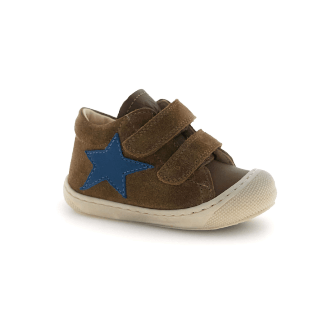 Naturino Toddlers (Sizes 19-23) Kolde VL Brown Suede/Blue Star