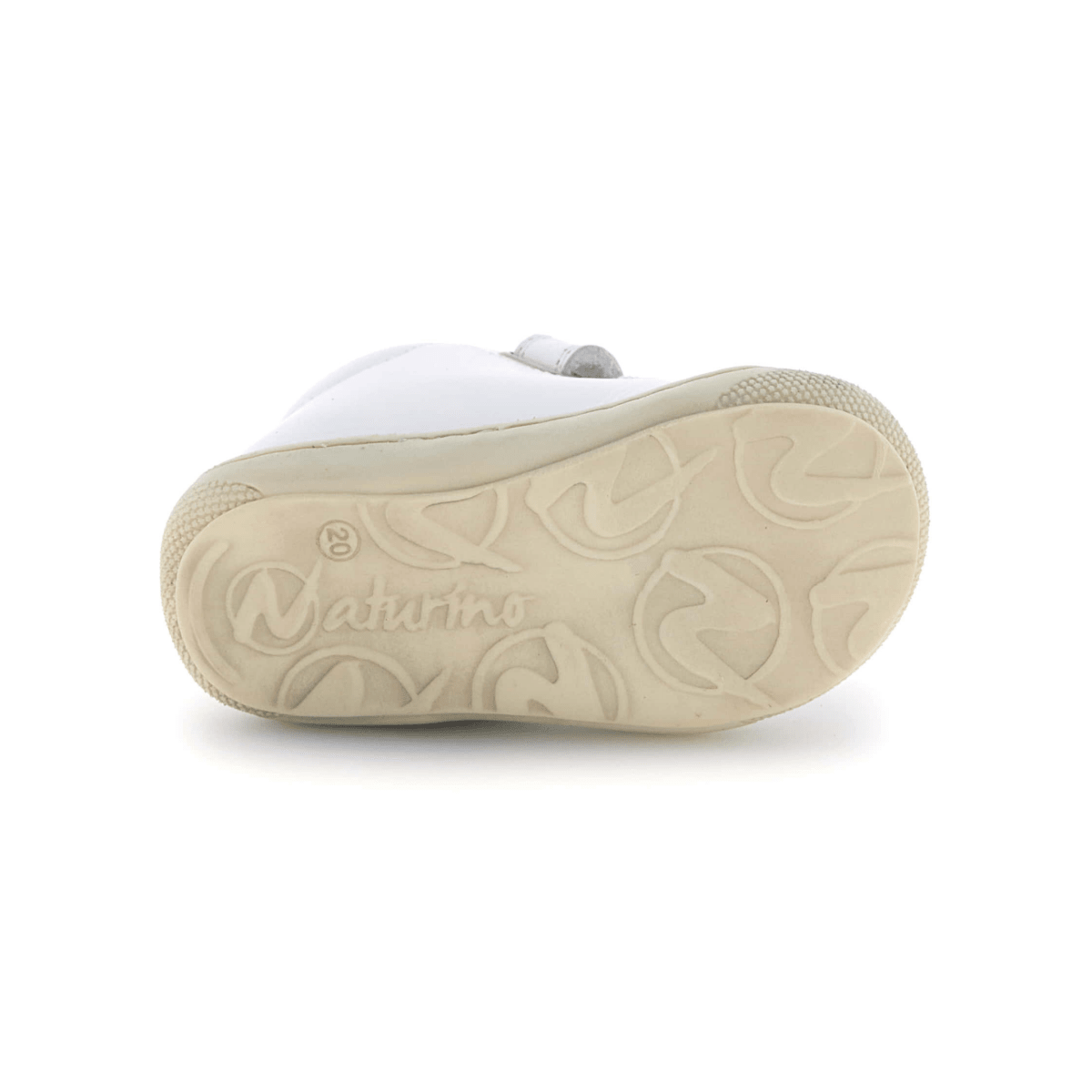 Naturino Toddlers (Sizes 20-23) Kolde VL White Leather/Blue Star/Grey Suede