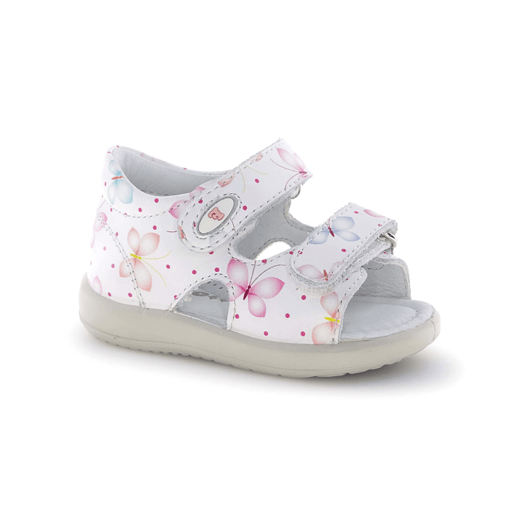 Naturino Toddlers (Sizes 21-25) New River White/Butterflies