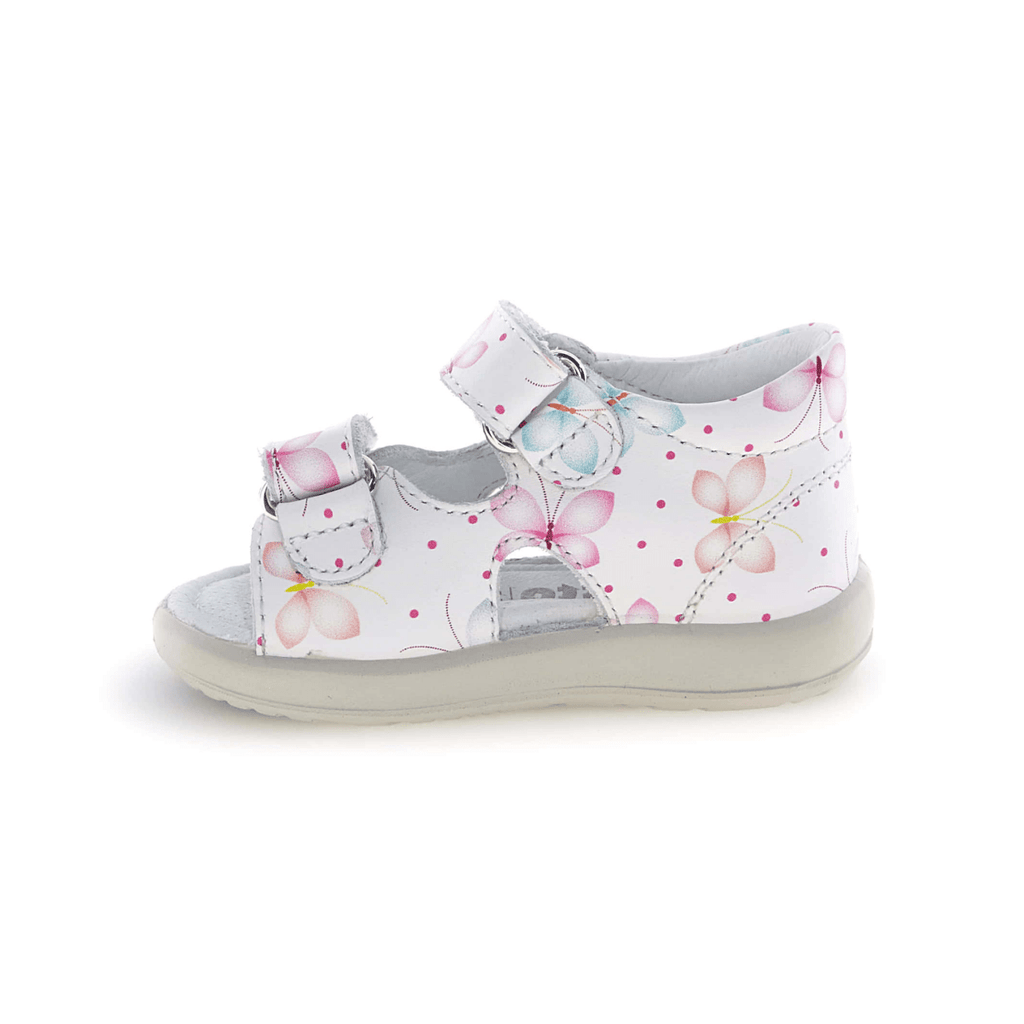 Naturino Toddlers (Sizes 21-25) New River White/Butterflies