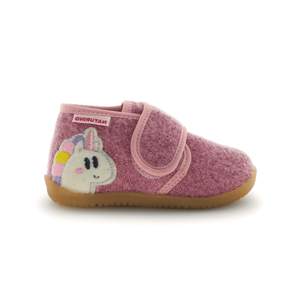 Naturino Toddlers (Sizes 21-26) Cloopa Pink Wool Unicorn