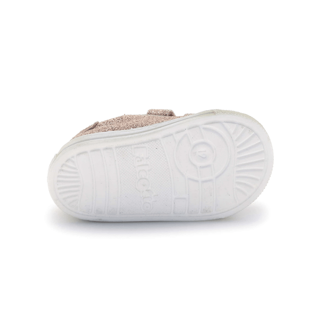 Naturino Toddlers (Sizes 21-26) Sasha VL Rose Gold Glitter/Pink Suede Star