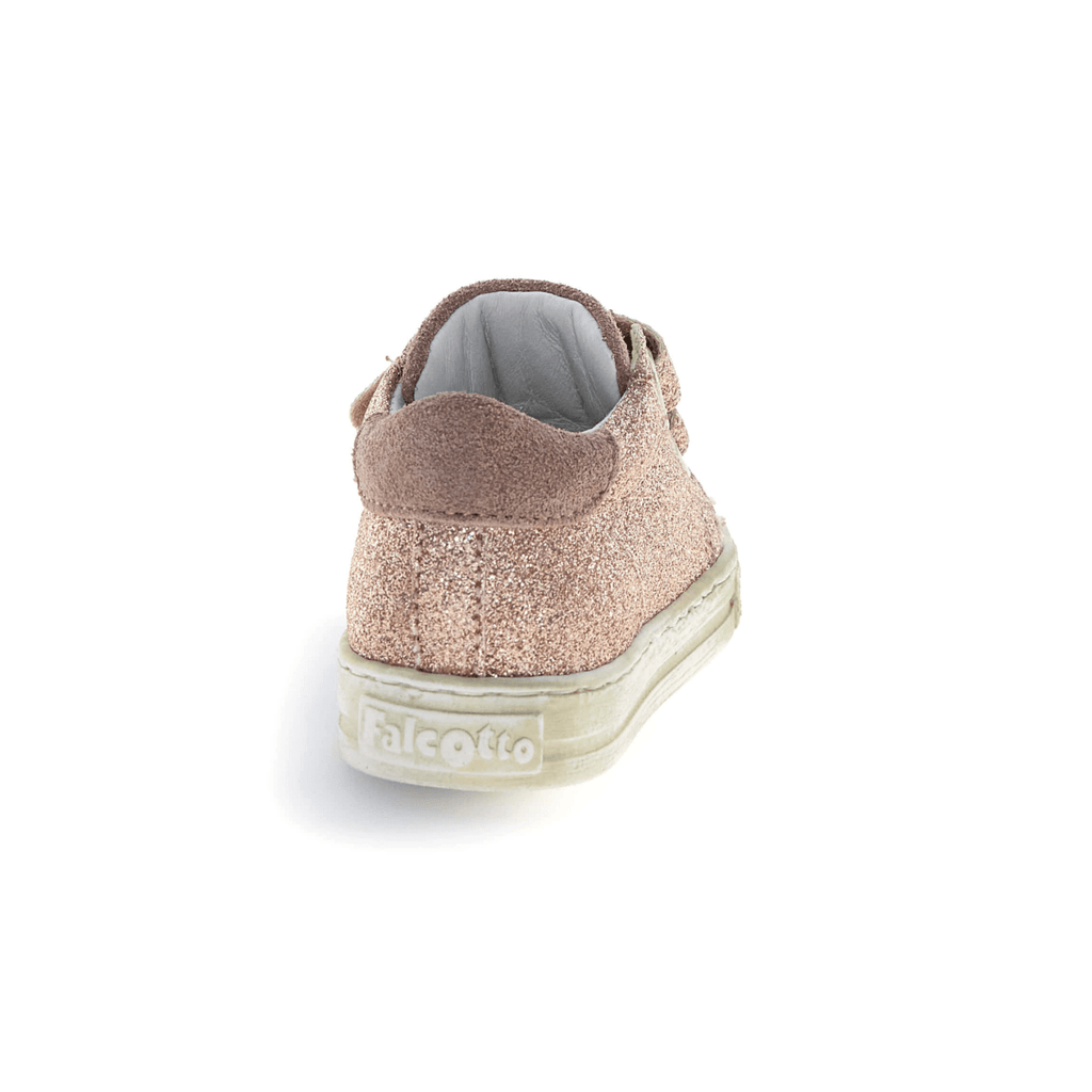 Naturino Toddlers (Sizes 21-26) Sasha VL Rose Gold Glitter/Pink Suede Star