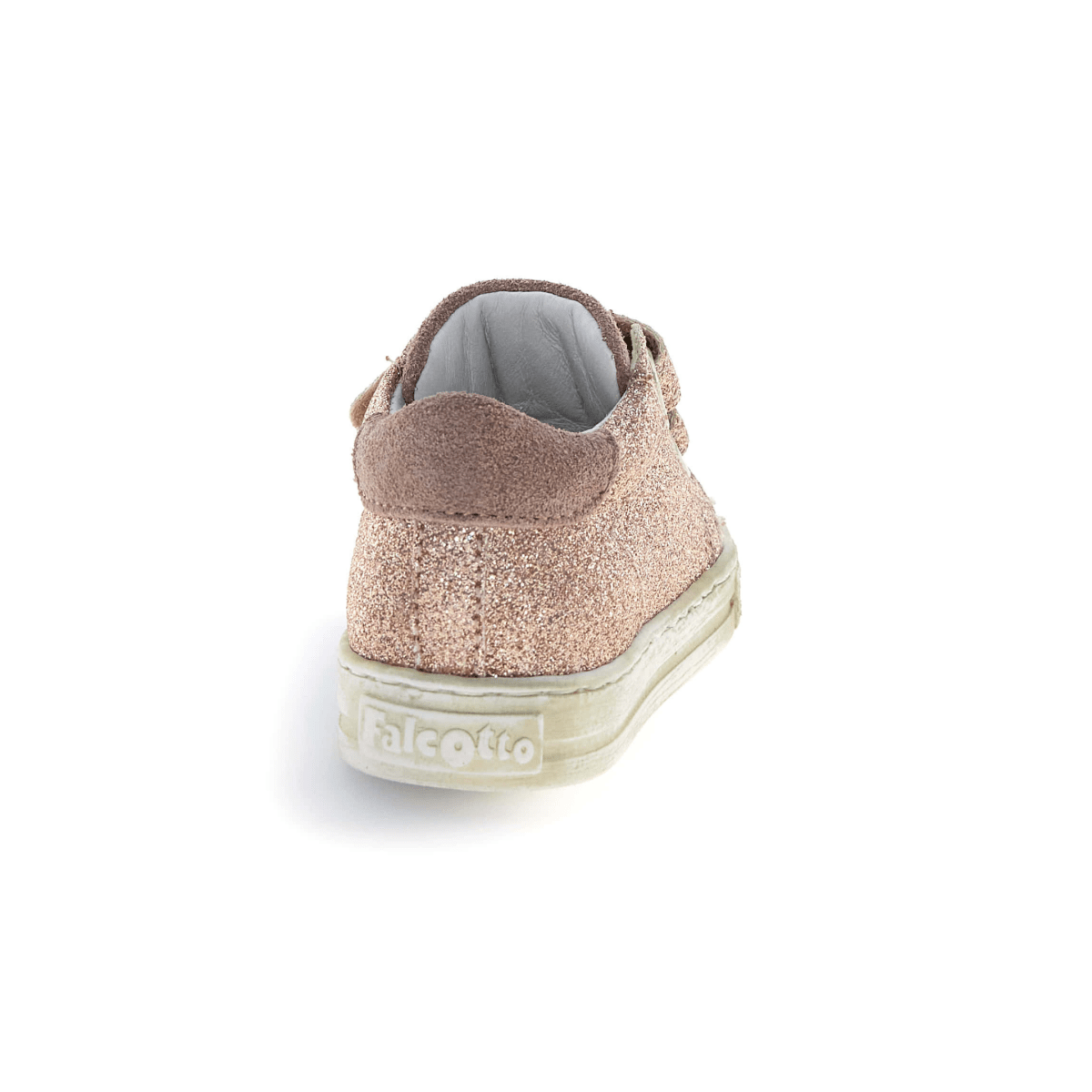 Naturino Toddlers (Sizes 21-26) Sasha VL Rose Gold Glitter/Pink Suede Star