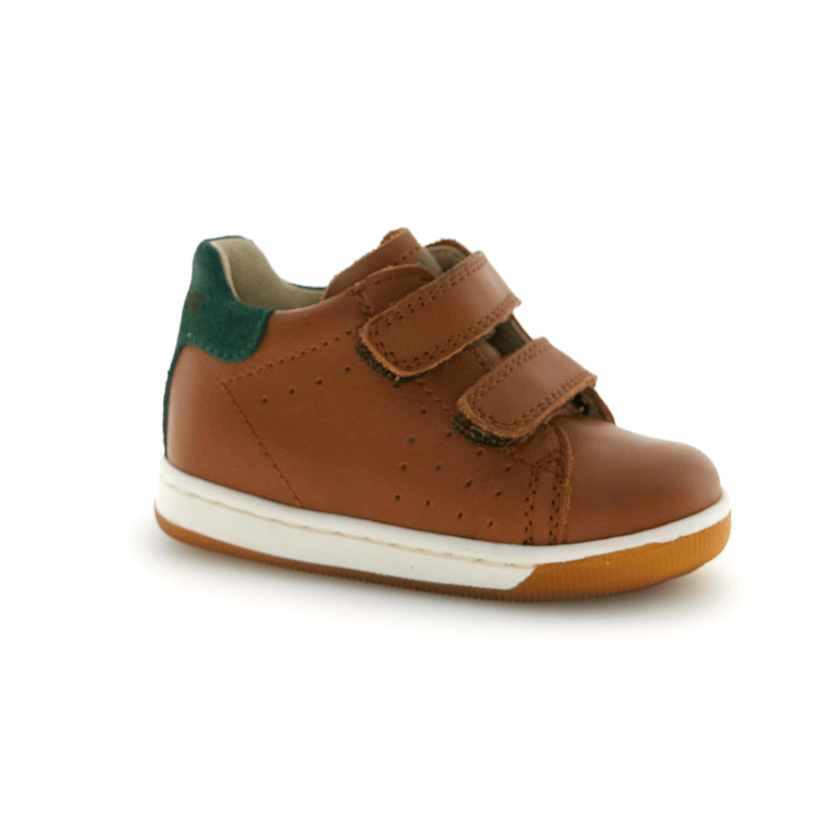Naturino Toddlers (Sizes 22-26) Adam VL Cognac Leather