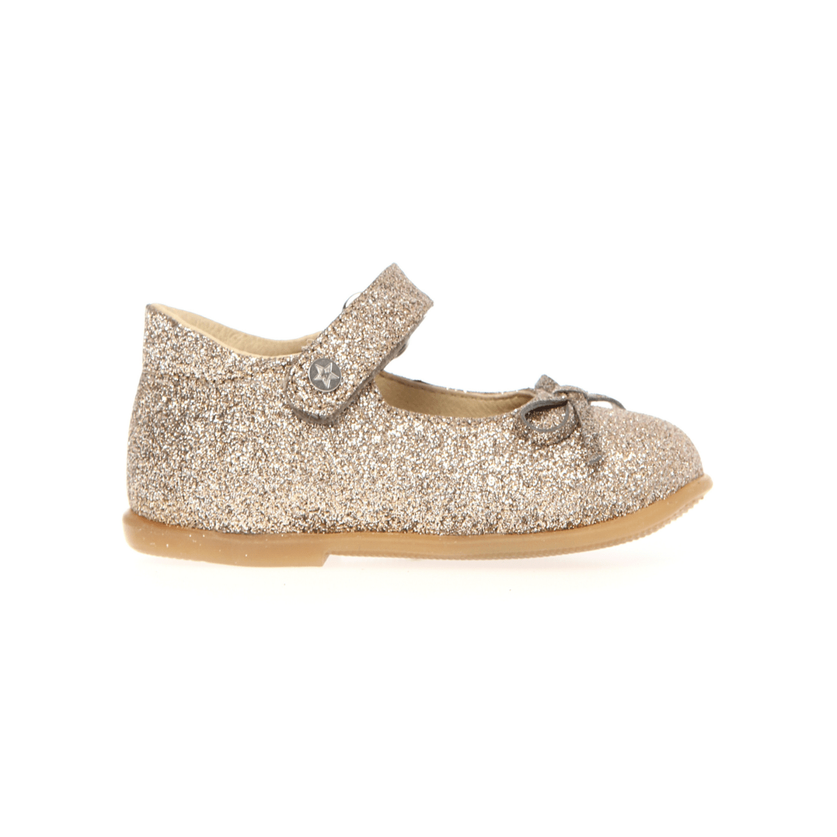 Naturino Toddlers (Sizes 22-26) Ballet Glitter Nude Mary Jane