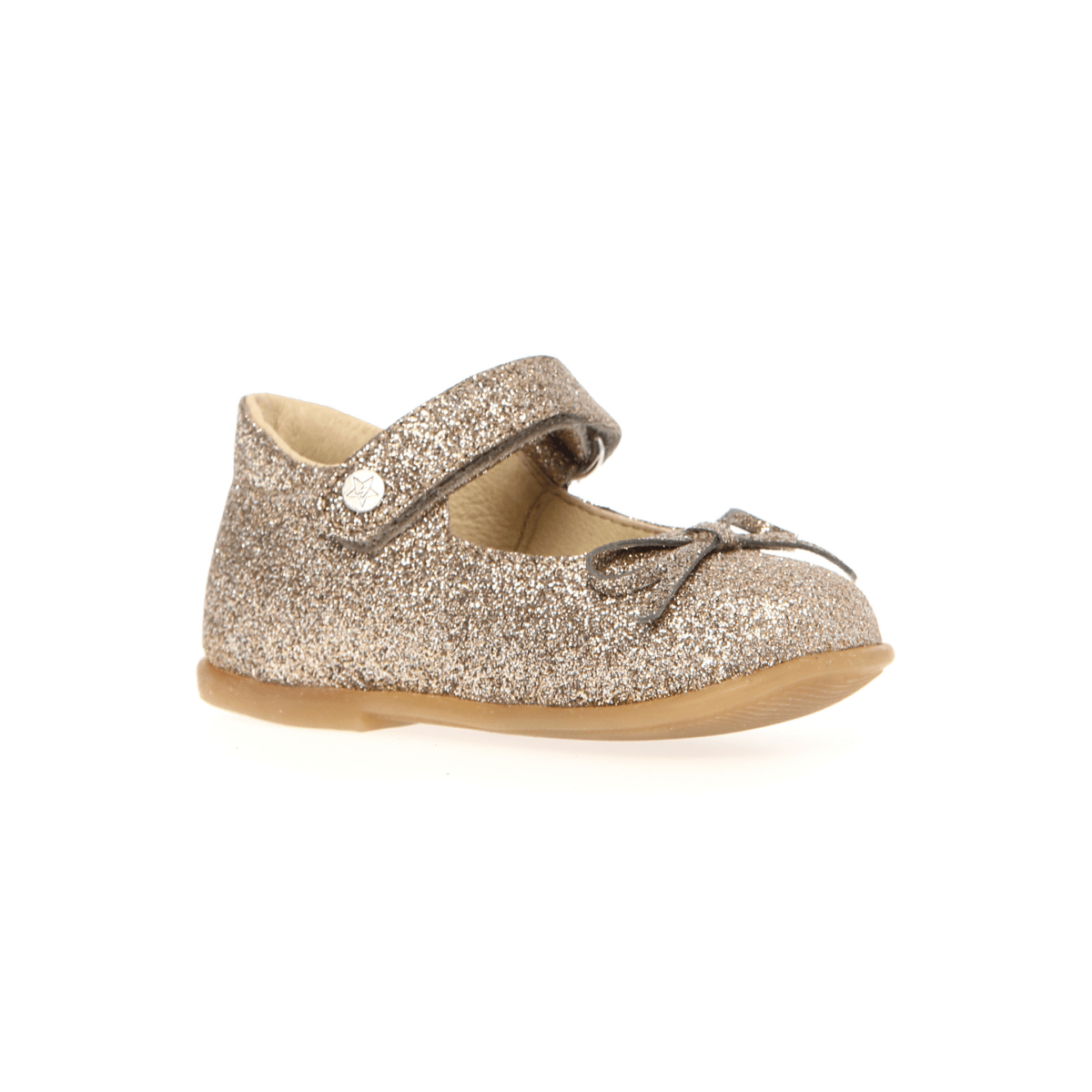 Naturino Toddlers (Sizes 22-26) Ballet Glitter Nude Mary Jane